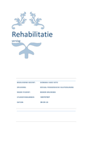 Verslag Rehabilitatie 