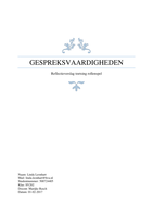 gespreksvaardigheden&colon; systeemgesprek - schriftelijke toets