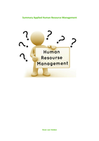 Applied Human Resource Management (third year IBMS)