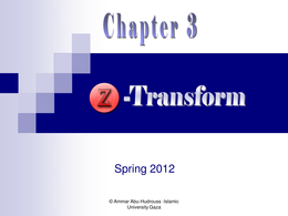 z-transform