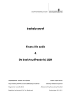 Financi&euml;le audit en fraude bij Lernout en Hauspie