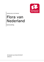 Samenvatting Flora van Nederland