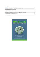 Psychopathologie H9,10,11,12&16 (psychiatrie, een inleiding)