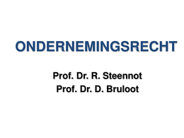 Notities lessen professor Steennot