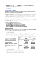 Samenvatting combitentamen K&O (Processen, Diensten, Strategie)