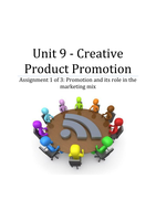 Unit 9 Creative Product Promotion - P1 P2 M1 D1 (GUARANTEED TO PASS)