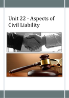 WHOLE BUNDLE UNIT 22 Civil Liability &ast;MARKED&ACHIEVED&ast; &lpar;GUARANTEED TO PASS&rpar;