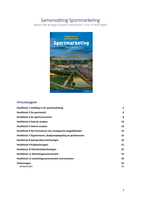 Samenvatting Sportmarketing HELE boek | incl. TENTAMEN-vragen 