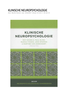 Klinische Neuropsychologie 