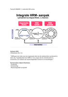 Tactisch HR&BM - onderdeel HR cyclus