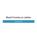 Bloed functies en ziekten samenvatting