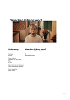 Waar ben jij bang voor&quest;