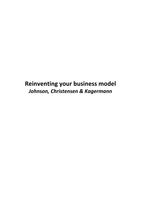 Samenvatting artikel: Reinventing your business model