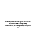 Samenvatting artikel: Profiting from technological innovation