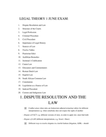 LEGAL THEORY 1 JUNE EXAM