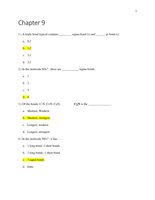 Chemistry 1201 Chapter 9 notes