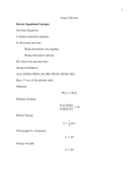 Chemistry 1201 Exam 2 Practice Problems