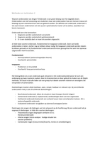 Methoden en technieken 2 samenvatting