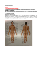 Samenvatting Anatomie & Fysiologie, periode 1, jaar 1