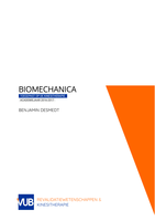 Biomechanica - Samenvatting 1e semester (2BA)
