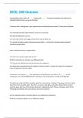 BIOL 240 Quizzes QUESTIONS & ANSWERS RATED 100&percnt; CORRECT&excl;&excl;