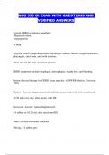 NSG 533 &sol;NSG533 BUNDLED EXAMS WITH QUESTIONS AND VERIFIED ANSWERS