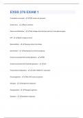 EXSS 276 Bundled Exams and Study Guides 2024&sol;2025 with complete solutions