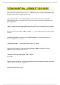 TCEQ IRRIGATION LICENSE STUDY GUIDE
