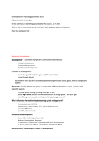 Developmental Psychology Complete Course Material Summary 2016-2017