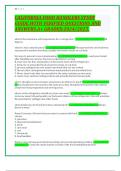 CALIFORNIA FOOD HANDLERS STUDY GUIDE&period;WITH VERIFIED QUESTIONS AND ANSWERS&period;A&plus; GRADED&period;2024&sol;2025&period;