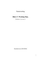 Samenvatting Blok 1.7. Working Man (Incl. alle artikelen)