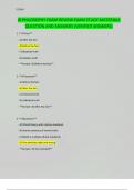 IB PHILOSOPHY EXAM REVIEW EXAM STUDY MATERIALS QUESTION AND ANSWERS &lpar;VERIFIED ANSWERS&rpar;