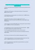 Biology 1023 Final Chapter 17-Questions with Correct Answers&sol; Latest Update&sol; 100&percnt; Pass