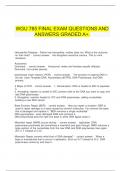  WGU 785 FINAL EXAM QUESTIONS AND ANSWERS GRADED A&plus;&period;