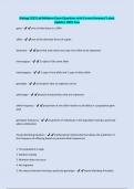 Biology 1023 EXAMS BUNDLE-Questions with Correct Answers&sol; Latest Update&sol; 100&percnt; Pass