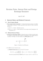 Revision Notes FM07 Interest Rate and Foreign Exchange Dynamics