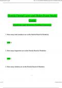 FLORIDA DENTAL LAWS AND RULES EXAM STUDY SET LATEST BUNDLE PACK SOLUTION &lpar;VERIFIED&rpar;
