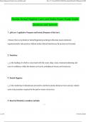 Florida Dental Hygiene Laws and Rules Exam Study Guide Questions and Answers Updated &lpar;Verified Answers&rpar;