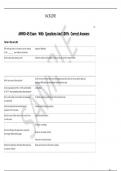  AMMO-45 Exam   With  Questions And 100&percnt;  Correct Answers