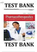 TEST BANK For Pharmacotherapeutics for Advanced Practice Nurse Prescribers 5th Edition by Teri Moser Woo & Marylou V&period; Robinson &comma; ISBN&colon; 9780803669260 &vert;All Chapters 1-55 Complete&vert; Guide A&plus;