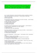 MED-SURG EXAM 1 GALEN CH&period; 5&comma; 9&comma; 13-15&comma; 36&comma; 37 HIGHLY TESTED QUESTIONS WITH CORRECT ANSWERS ALREADY GRADED A&plus; & VERIFIED