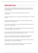 NUR 2830 Final Updated 2024&sol;2025 Actual Questions and answers with complete solutions