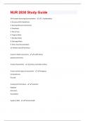 NUR 2830 Study Guide Questions And Answers With Verified Solutions Graded A&plus;