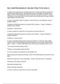 RN COMPREHENSIVE ONLINE PRACTICE 2024 A