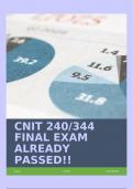 CNIT 240&sol;344 FINAL EXAM ALREADY PASSED&excl;&excl;