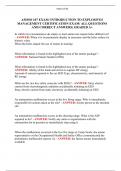AMMO 107 EXAM&sol; INTRODUCTION TO EXPLOSIVES  MANAGEMENT CERTIFICATION EXAM&sol; ALL QUESTIONS  AND CORRECT ANSWERS&vert; GRADED A&plus;