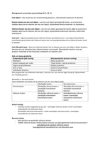 management and accounting samenvatting Nederlands