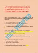ATI NUTRITION PROCTORED ACTUAL  EXAM WITH QUESTIONS AND 100&percnt;  VERIFIED ANSWERS &lbrace;GRADED A&plus;&rcub;