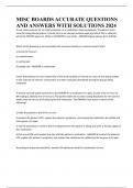 MISC BOARDS ACCURATE QUESTIONS AND ANSWERS WITH SOLUTIONS 2024