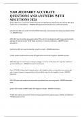 N222 JEOPARDY ACCURATE QUESTIONS AND ANSWERS WITH SOLUTIONS 2024